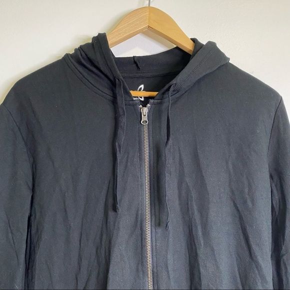 Hanes Women's Jersey Full Zip Hoodie black S NWOT - Picture 3 of 8